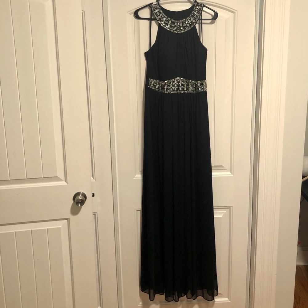 Long black formal dress